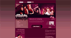 Desktop Screenshot of cydating.com